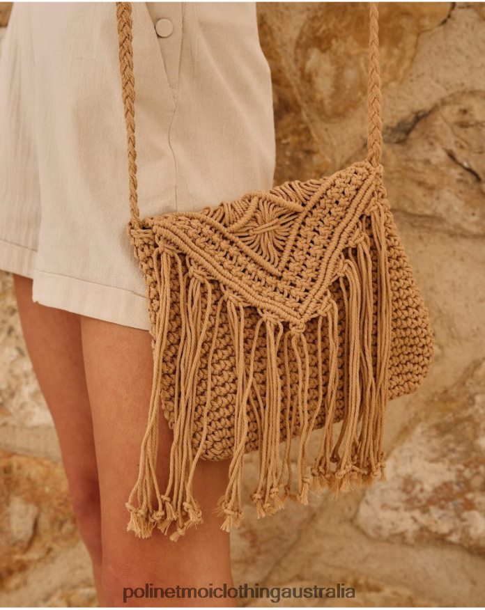 Flucha Shoulder Bag Beige Polin et moi Accessories 2R020D392