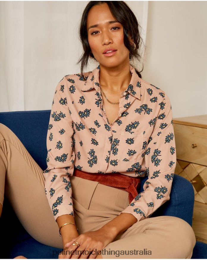 Flor Margarita Shirt Rose Polin et moi Clothing 2R020D225