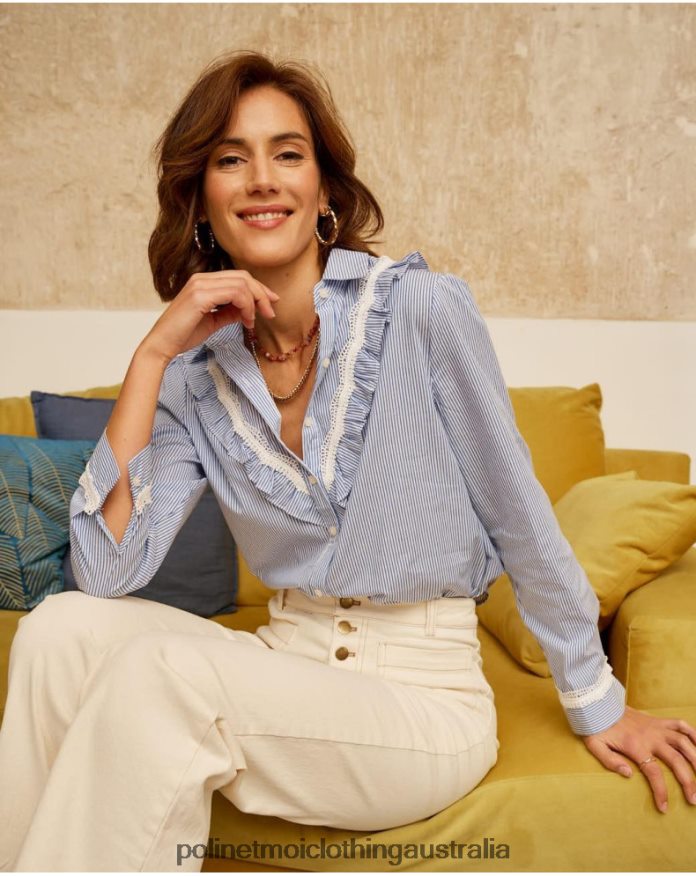 Striped Shirt Nusa Celestial Polin et moi Clothing 2R020D214