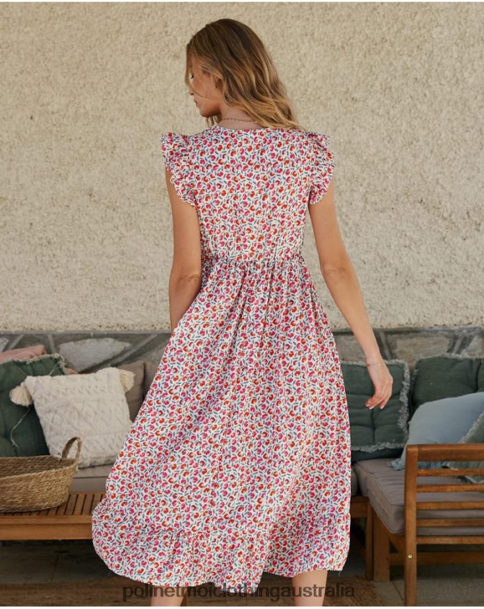 Asymmetrical dress Bessie Raw Polin et moi Clothing 2R020D117