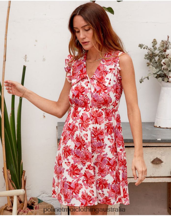 Flores Amelie Dress Rose Polin et moi Clothing 2R020D118