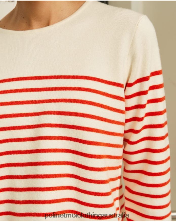 Sweater Sailor Ane white Polin et moi Clothing 2R020D350