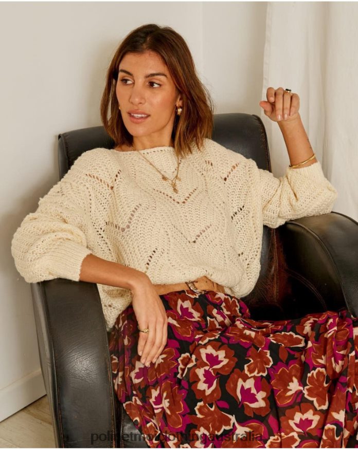 Sweater Wide Priscilla Raw Polin et moi Clothing 2R020D354