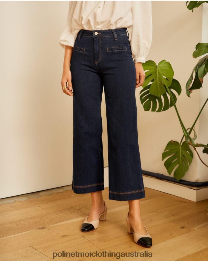 Cropped Bea Pants Marine Polin et moi Clothing 2R020D335