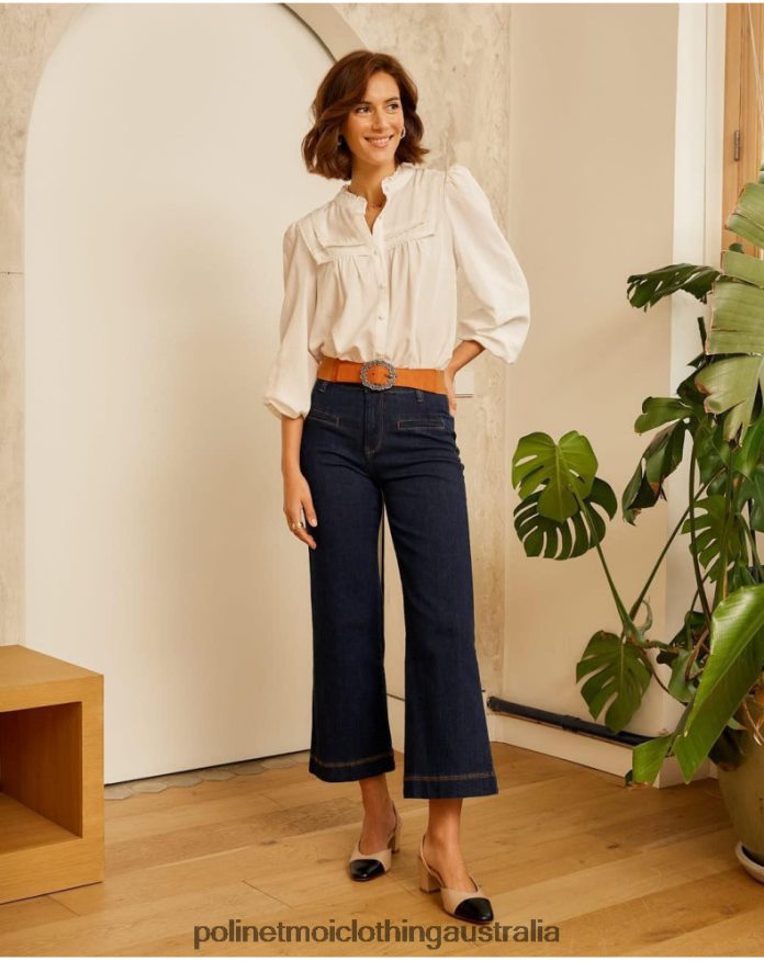 Cropped Bea Pants Marine Polin et moi Clothing 2R020D335