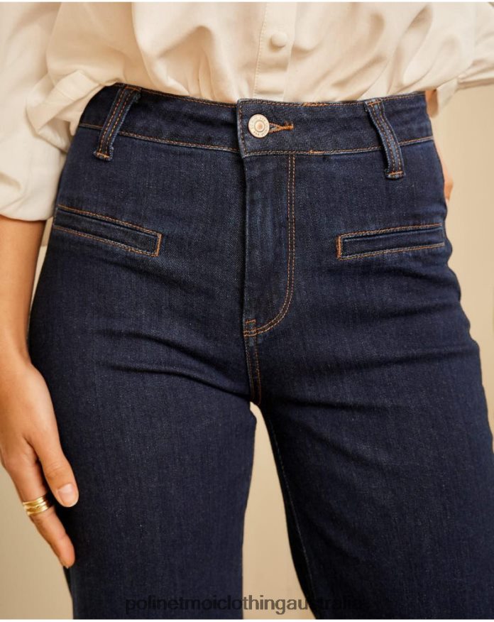 Cropped Bea Pants Marine Polin et moi Clothing 2R020D335