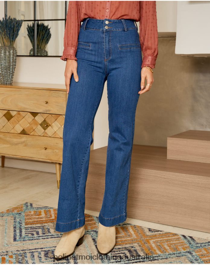 Nagore Pockets Pants denim Polin et moi Clothing 2R020D341