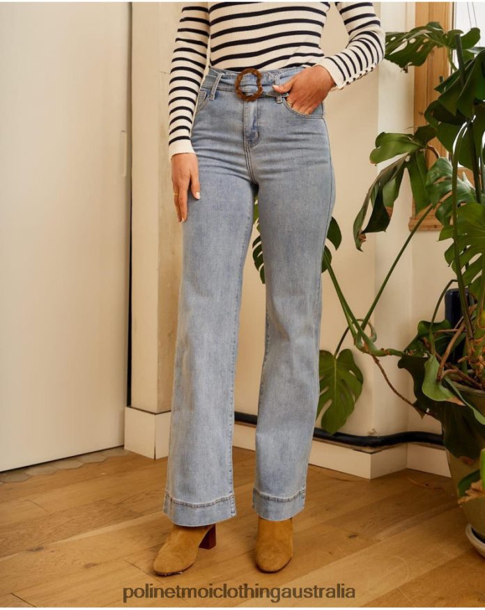 Zube Belt Pants DENIM Polin et moi Clothing 2R020D337