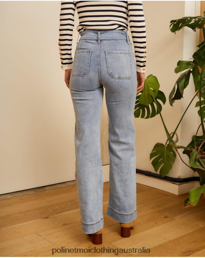 Zube Belt Pants DENIM Polin et moi Clothing 2R020D337