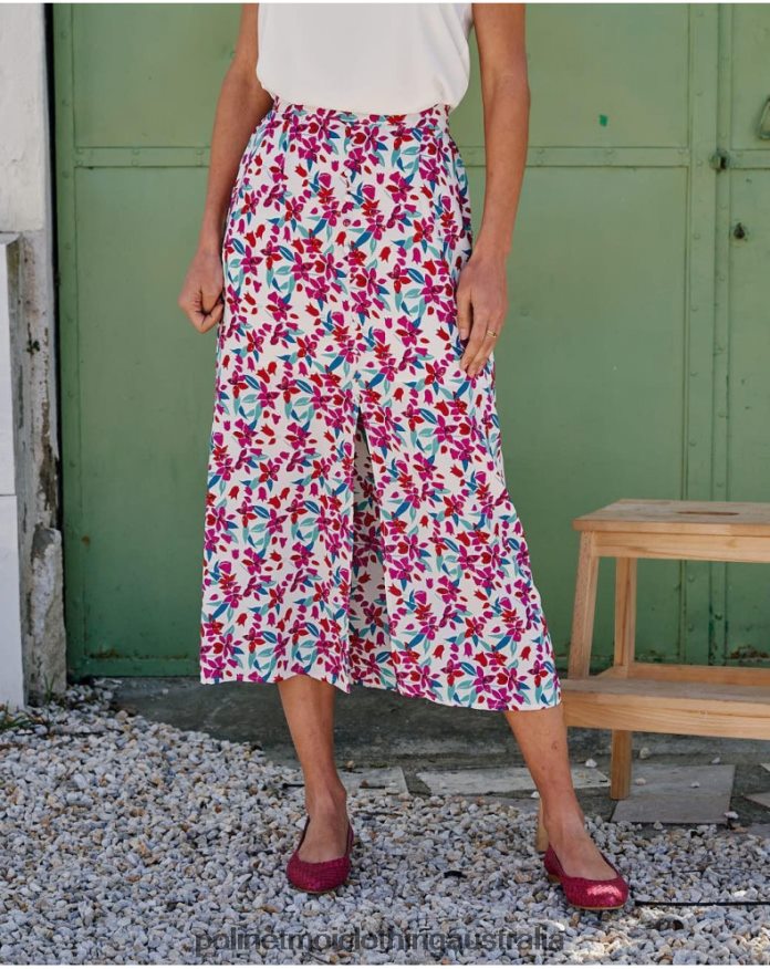 Frila Midi Skirt Purple Polin et moi Clothing 2R020D308