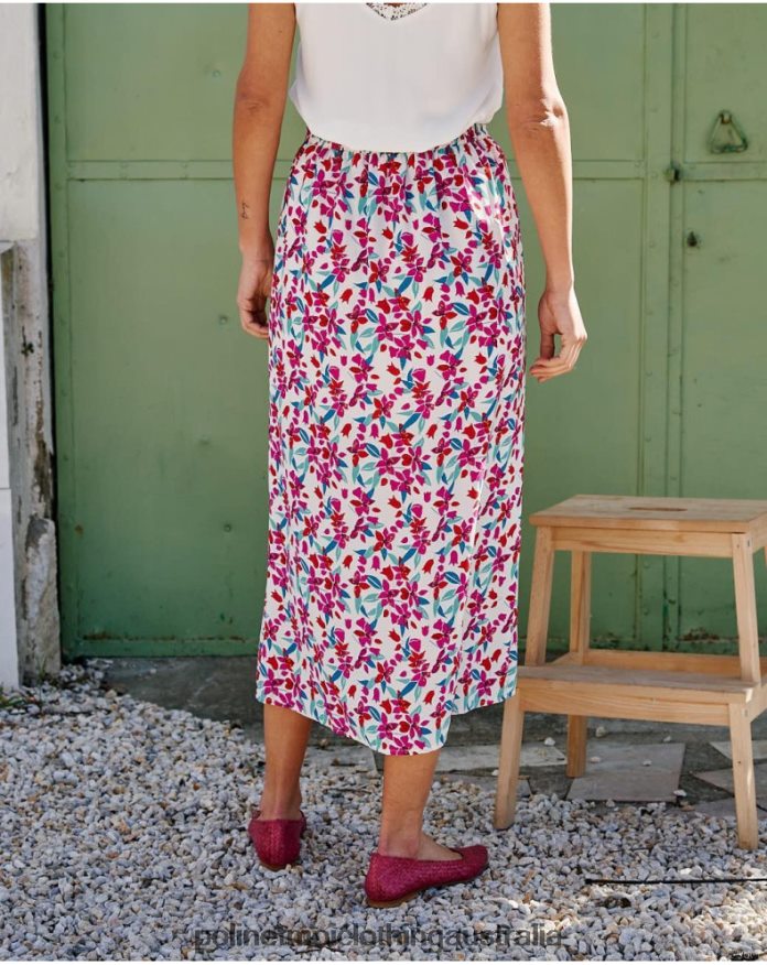 Frila Midi Skirt Purple Polin et moi Clothing 2R020D308