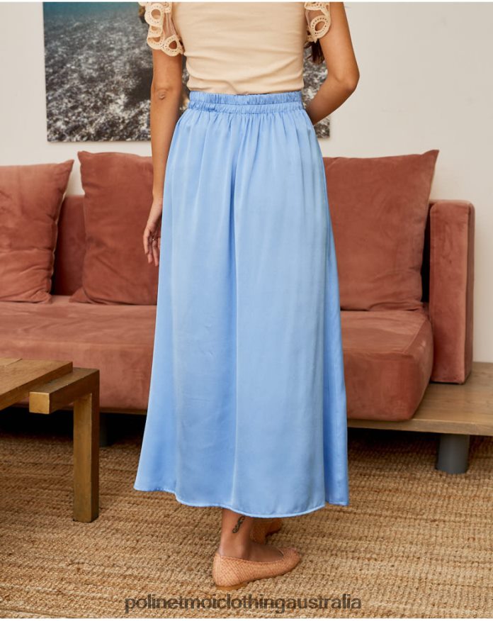 Maeva Button Skirt Celestial Polin et moi Clothing 2R020D301