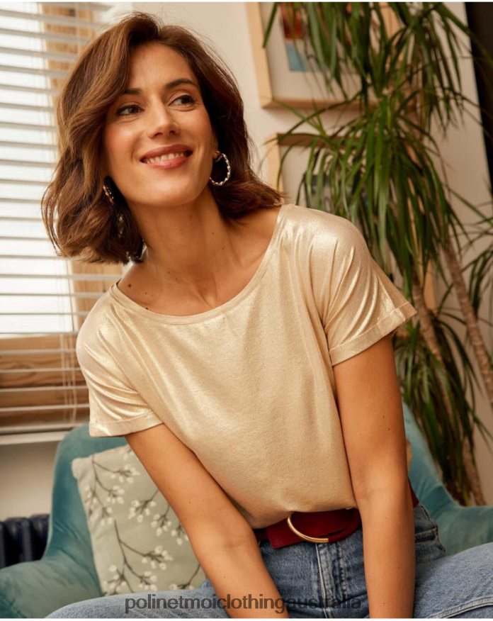 T-shirt Brillo Galia GOLD/PLATINUM Polin et moi Clothing 2R020D289