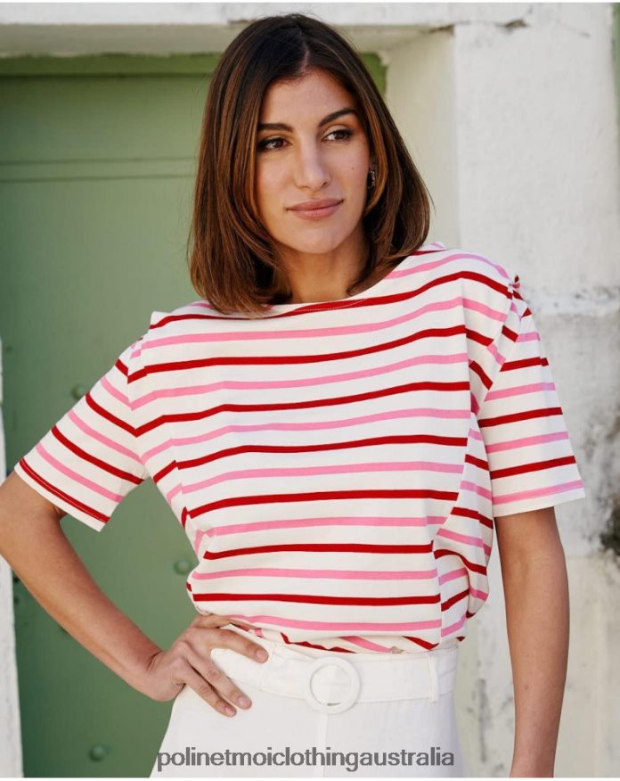 T-shirt Stripes Eugenia Rose Polin et moi Clothing 2R020D270