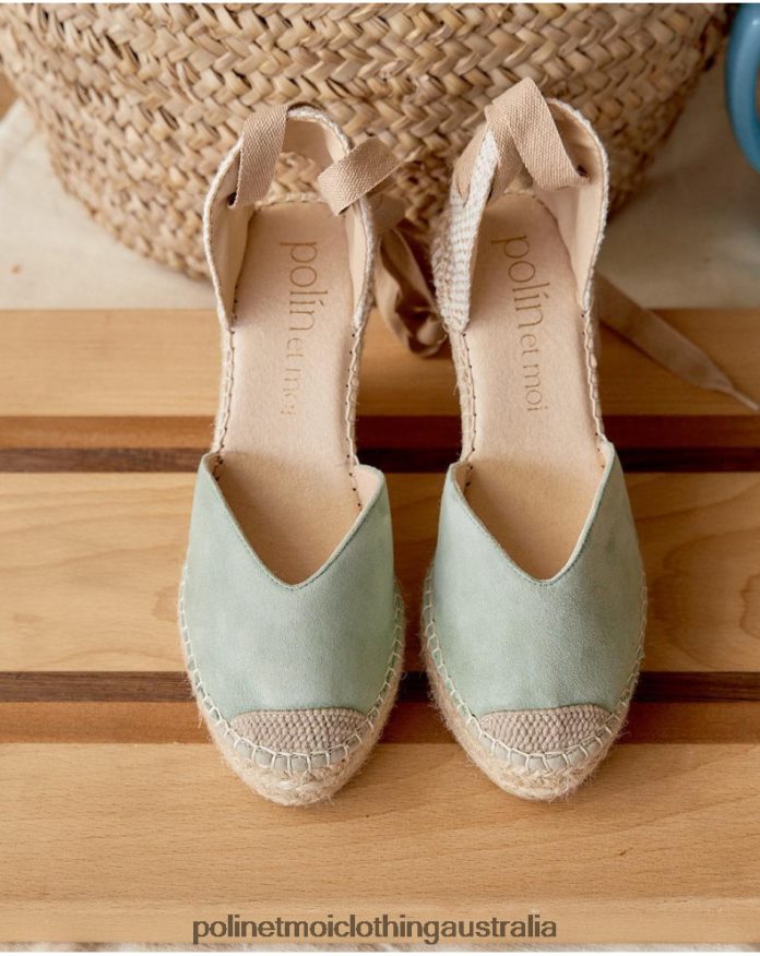 Alpadrille Heart Lilith Turquoise Polin et moi Footwear 2R020D513