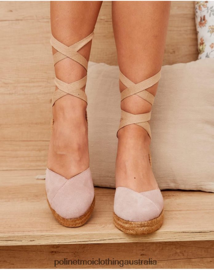 Cross Espadrille Mariela Mallow Polin et moi Footwear 2R020D454