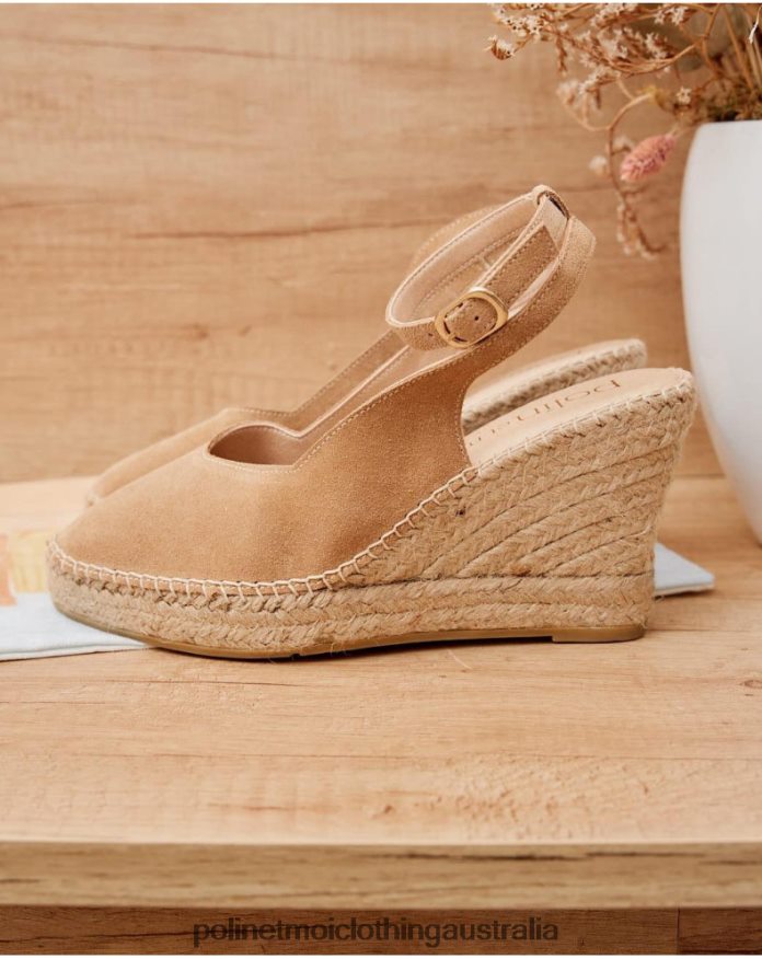 Vivian undercut espadrille camel Polin et moi Footwear 2R020D488