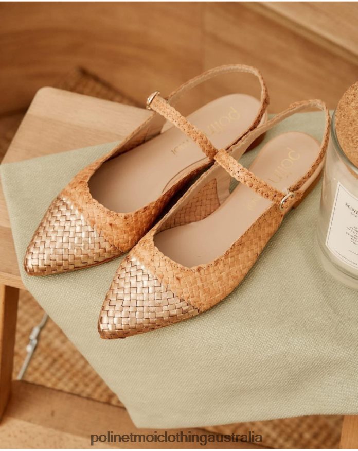 Mary Jane Punta Rigobertta Beige Polin et moi Footwear 2R020D416