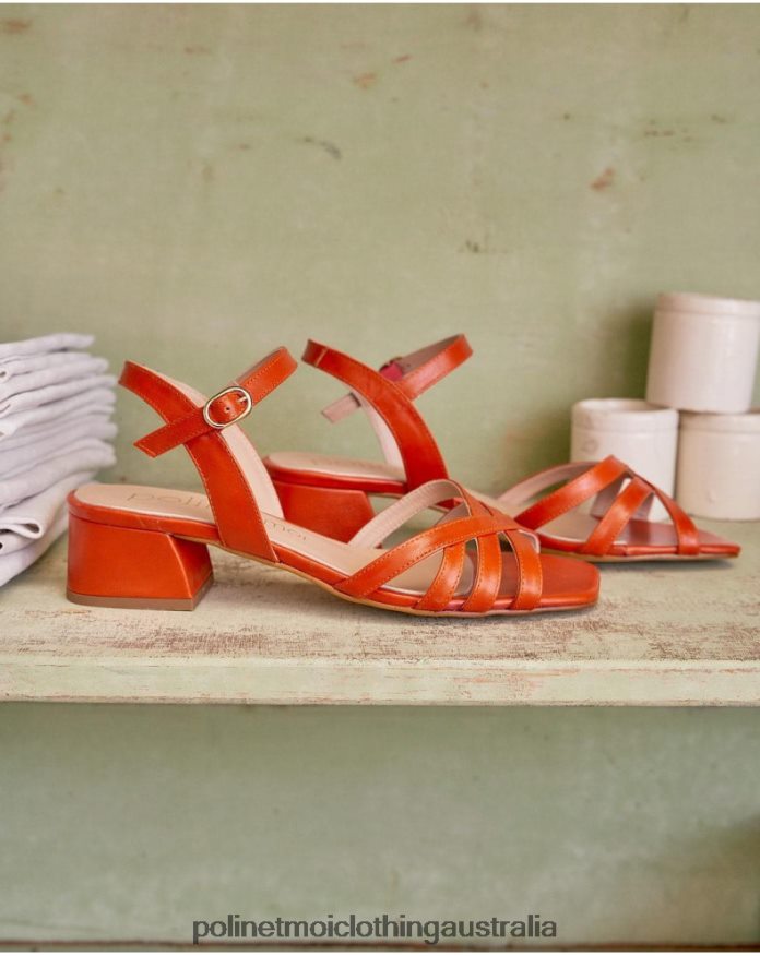 Sandal Tiras Lamara ORANGE Polin et moi Footwear 2R020D475